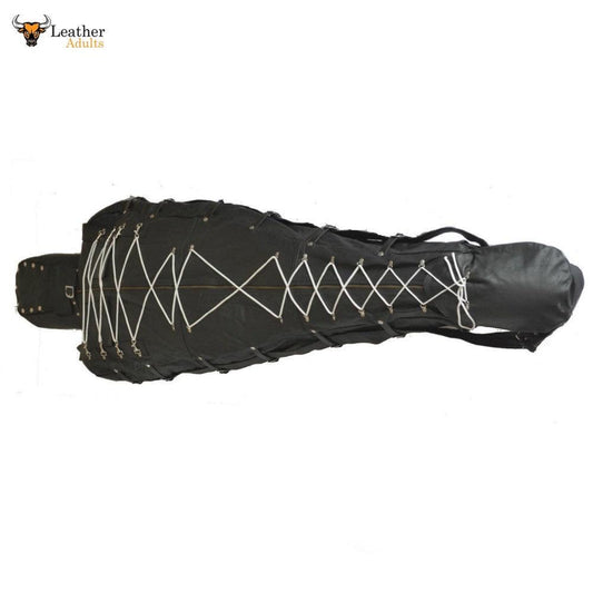 Heavy Duty REAL LEATHER SLEEPSACK SENSORY DEPRIVATION BONDAGE SLEEP SACK