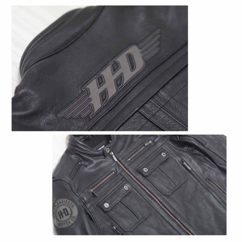 H-D Mens Crossroad Leather Jacket