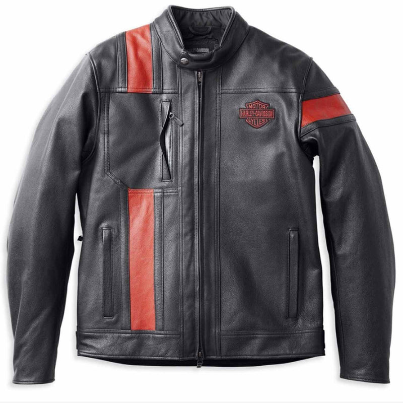 Harley Davidson Men's Hwy-100 Waterproof Leather Jacket