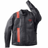 Harley Davidson Men's Hwy-100 Waterproof Leather Jacket