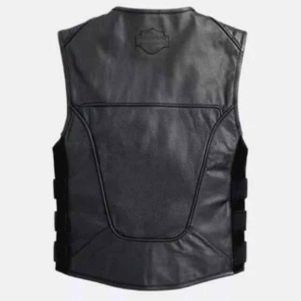 Leather Vest, Harley Davidson Leather Vest for Men