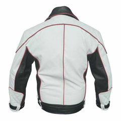 Chaqueta de cuero de vaca auténtica para hombre, chaqueta de motociclista pura, chaqueta de carreras de Fórmula 1, nueva