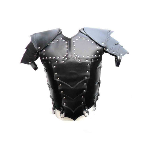 Roman Samurai Goth Leather Body Armour Cuirass LARP Body Armor LARP
