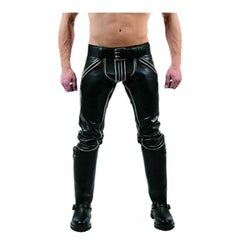 CALZONES DE CUERO PARA HOMBRE GAY Pantalones Pantalones Moto Jeans lederhosen lederjeans