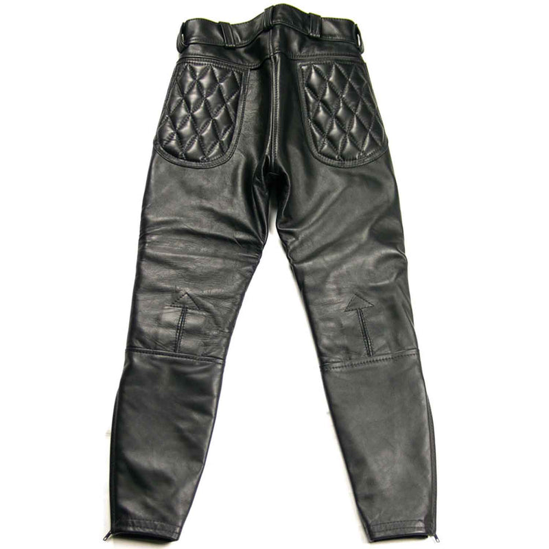 Pantalones de cuero de vaca real para hombre BLUF pantalones pantalones pantalones vaqueros de motociclista pantalones de cuero 