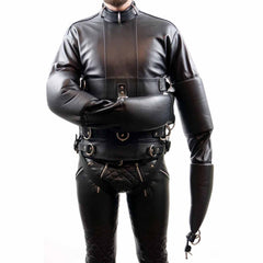 Original Cowhide Leather Bondage StraitJacket